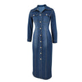 Women’s Button-Front Denim Shirt Dress