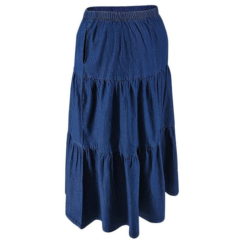 Women’s Long Denim Skirt